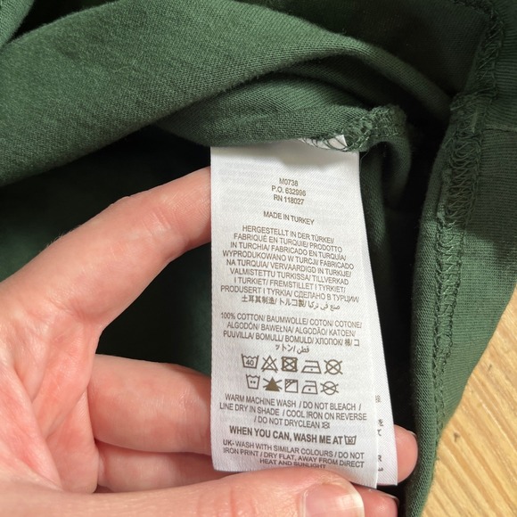 Boden‎ Mens Green Long Sleeve Bike with Antlers Graphic T-Shirt - Picture 4 of 5